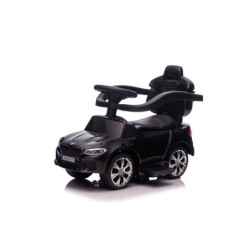 Ajettava auto BMW työntövarrella, musta
