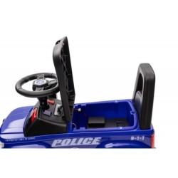 Ajettava työntöauto Poliisi, sininen