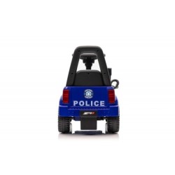 Ajettava työntöauto Poliisi, sininen