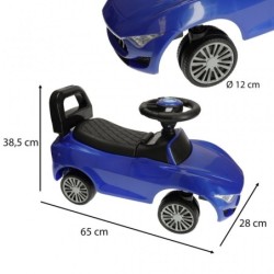 Ajettava työntöauto valoilla ja äänillä, sininen