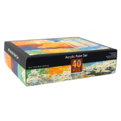 Akryylimaalaussetti 40 väriä