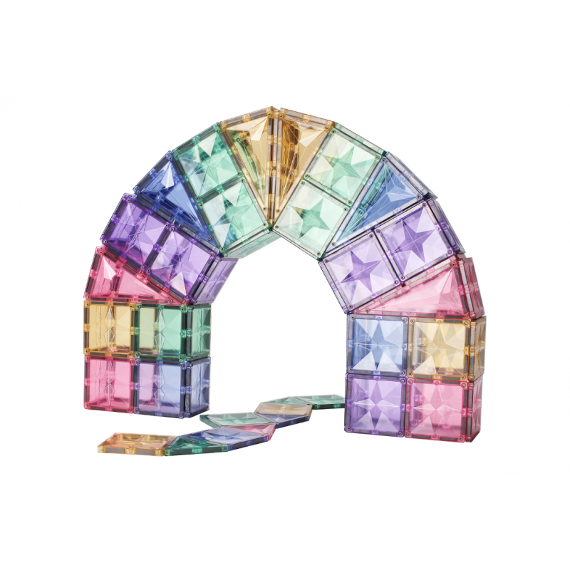 177-osainen Space Travelling Series MNTL Magneettitiilisarja, pastelli