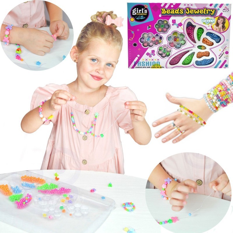 ART&FUN setti korujen, rannekorujen, riipuksien, sormusten, perhoskorvakorujen valmistukseen