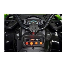 ATV XL, 24 volttia, nahkaistuin, kumiset EVA-renkaat