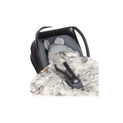 Auton istuinpeitto Magic sea animals - harmaa