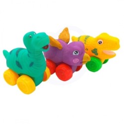 Auton tiematto, dinosaurusautosetti + liikennemerkit