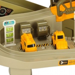 Autoradan monikerroksinen rakennusparkkipaikka autonosturi