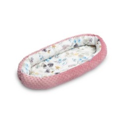 BABY NESTING MINKY - RETRO PINK LEHTEET