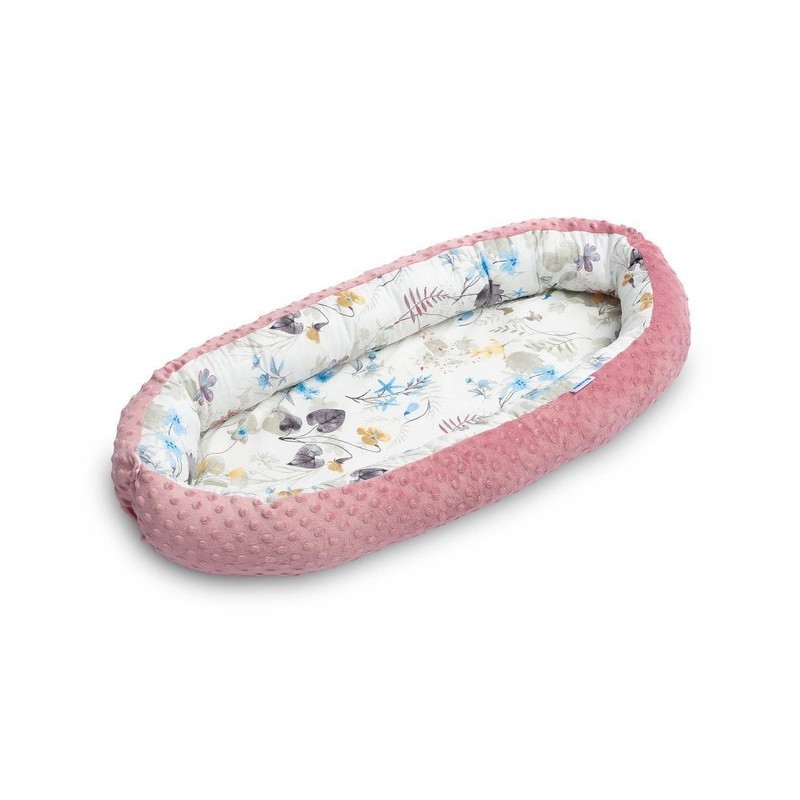 BABY NESTING MINKY - RETRO PINK LEHTEET
