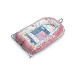 BABY NESTING MINKY - RETRO PINK LEHTEET
