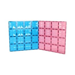 2-osaiset Big Plate Expand Series MNTL magneettilohkopohjalevyt, pinkki+sininen