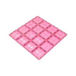 2-osaiset Big Plate Expand Series MNTL magneettilohkopohjalevyt, pinkki+sininen