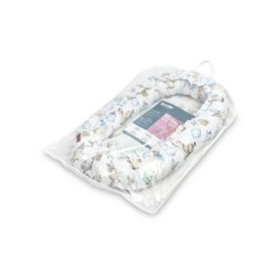 BABY NESTING VELVET - ELÄINTEN SININEN