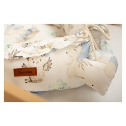 BABY NESTING VELVET - ELÄINTEN SININEN