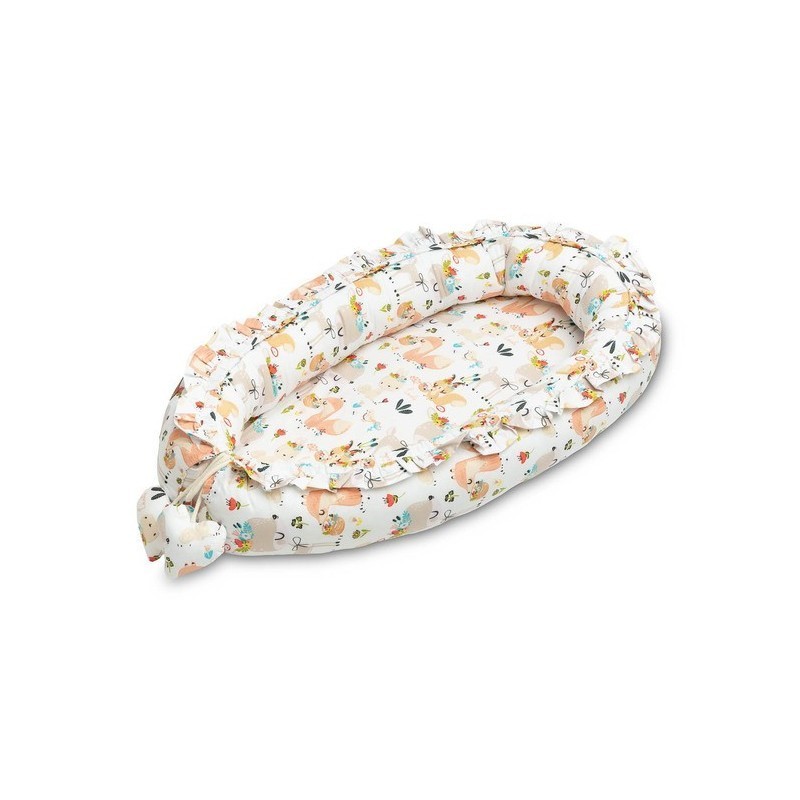 BABY NESTING VELVET - PICNIC PEACH