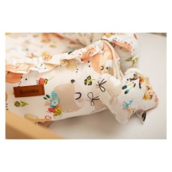 BABY NESTING VELVET - PICNIC PEACH