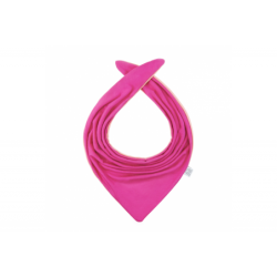 Bambu kaksipuolinen kolmiohuivi, fuksia/koralli