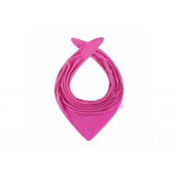 Bambu kaksipuolinen kolmiohuivi, fuksia/musta