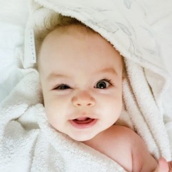Bambu kylpypyyhe, kivet vaaleanpunainen