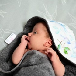 Bambu kylpypyyhe, kivet vaaleanpunainen