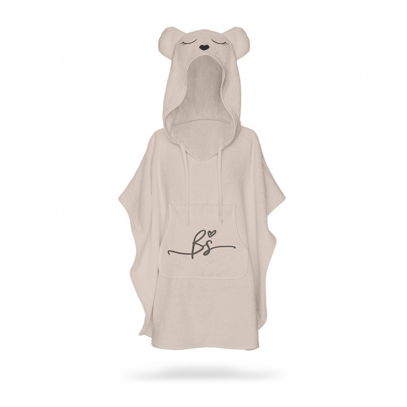 Bambu poncho pyyhe, beige