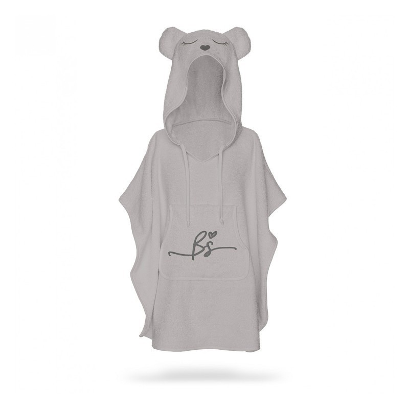Bambu poncho pyyhe, harmaa