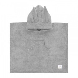 Bambu poncho pyyhe, harmaa