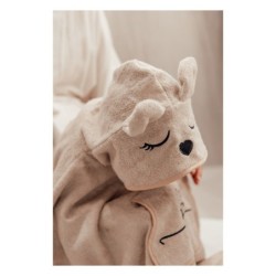 Bambu poncho pyyhe, vaaleanpunainen