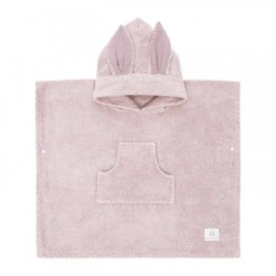 Bambu poncho pyyhe, vaaleanpunainen