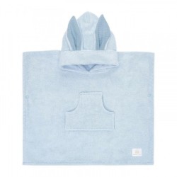 Bambu poncho pyyhe, vaaleansininen