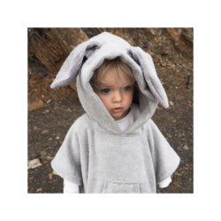 Bambu poncho pyyhe, vaaleansininen