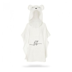 Bambu poncho pyyhe, valkoinen