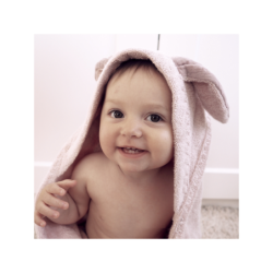 Bambu pyyhe Bunny, vaaleansininen