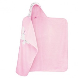 Bambuhupullinen kylpypyyhe, BUNNY - PINK