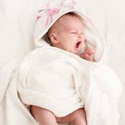 Bambuhupullinen kylpypyyhe, HEAVENLY FEATHERS - VALKOINEN