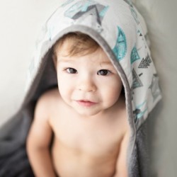 Bambuhupullinen kylpypyyhe, HEAVENLY FEATHERS - VALKOINEN