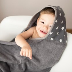 Bambuhupullinen kylpypyyhe, HEAVENLY FEATHERS - VALKOINEN