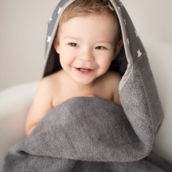 Bambuhupullinen kylpypyyhe, HEAVENLY FEATHERS - VALKOINEN
