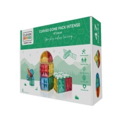 47-osainen magneettilohkosarja Curved Dome Pack Intense