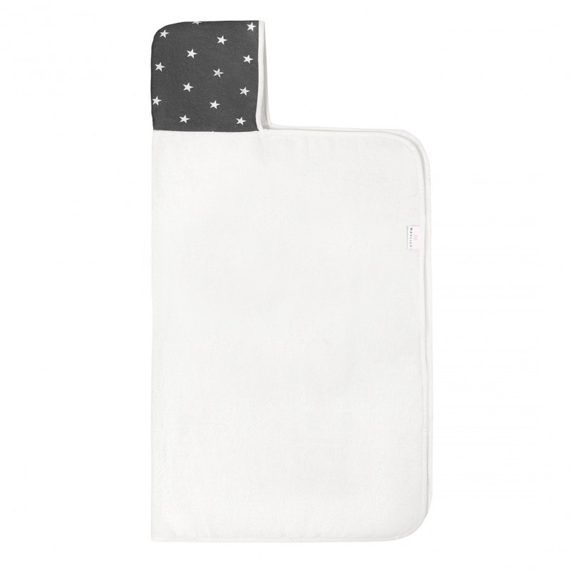 Bambuhupullinen kylpypyyhe, tähdet/valkoinen