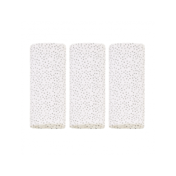 Bambukankaat 50x50 cm, 3 kpl, kivistetty beige