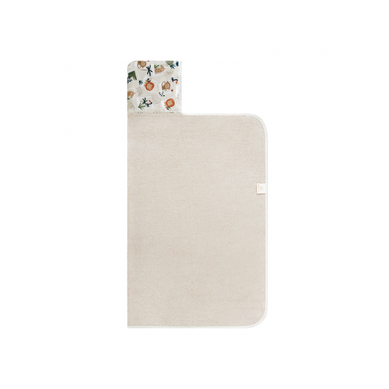 Bambukupullinen kylpypyyhe, photosafari - beige
