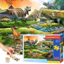 100 palapeli, dinosaurusmaailma