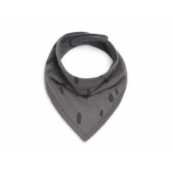 Bandana vauvan ruokalappu, 2 kpl, karamelli/harmaa