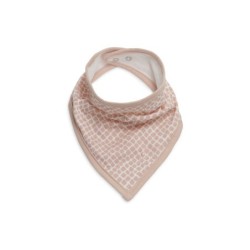 Bandana vauvan ruokalappu, 2 kpl, käärme vaaleanpunainen