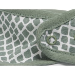 Bandana vauvan ruokalappu, 2 kpl, käärmetuhkanvihreä