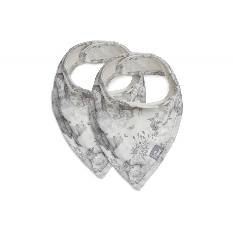 Bandana vauvan ruokalappu, 2 kpl, metsäeläimet