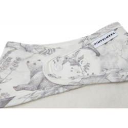 Bandana vauvan ruokalappu, 2 kpl, metsäeläimet