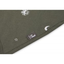 Bandana vauvan ruokalappu, 2 kpl, Stargaze Leaf Green