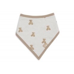 Bandana vauvan ruokalappu, 2 kpl, Teddy Bear GOTS